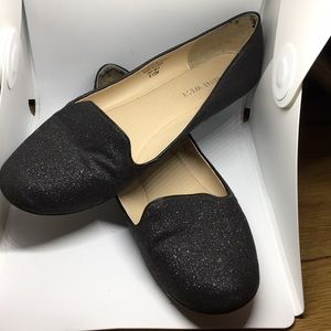 Cute black sparkle flats
